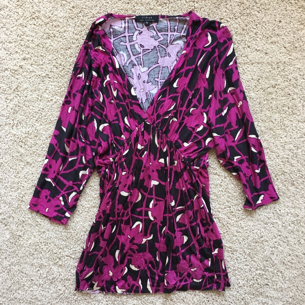 Anthropologie | T-Bags Tunic Top | Small